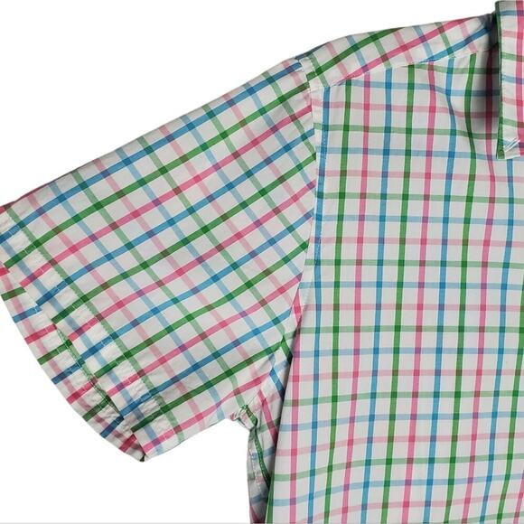 BARBOUR short sleeve checkered Multicolor button down short sleeve S - Picture 5 of 12